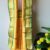 Dark Yellow big border Silk mundu with silk shawl set
