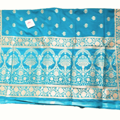 Banarasi Katam Saree blue
