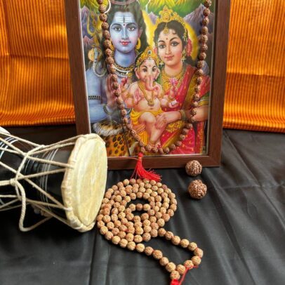 Rudraksha Mala 8mm for meditation and prayer