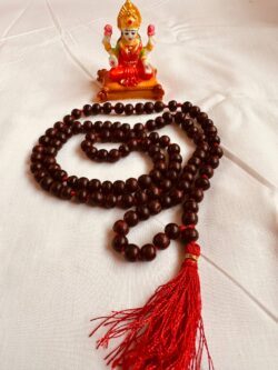 Red Sandal Mala-Rakthachandan beads for meditation