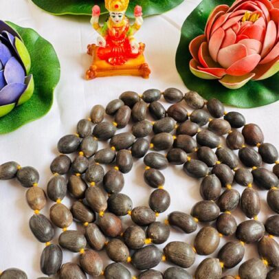 Lotus seed mala for meditation and spiritual use