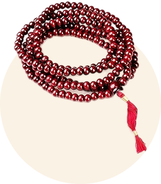 Red Sandal Mala